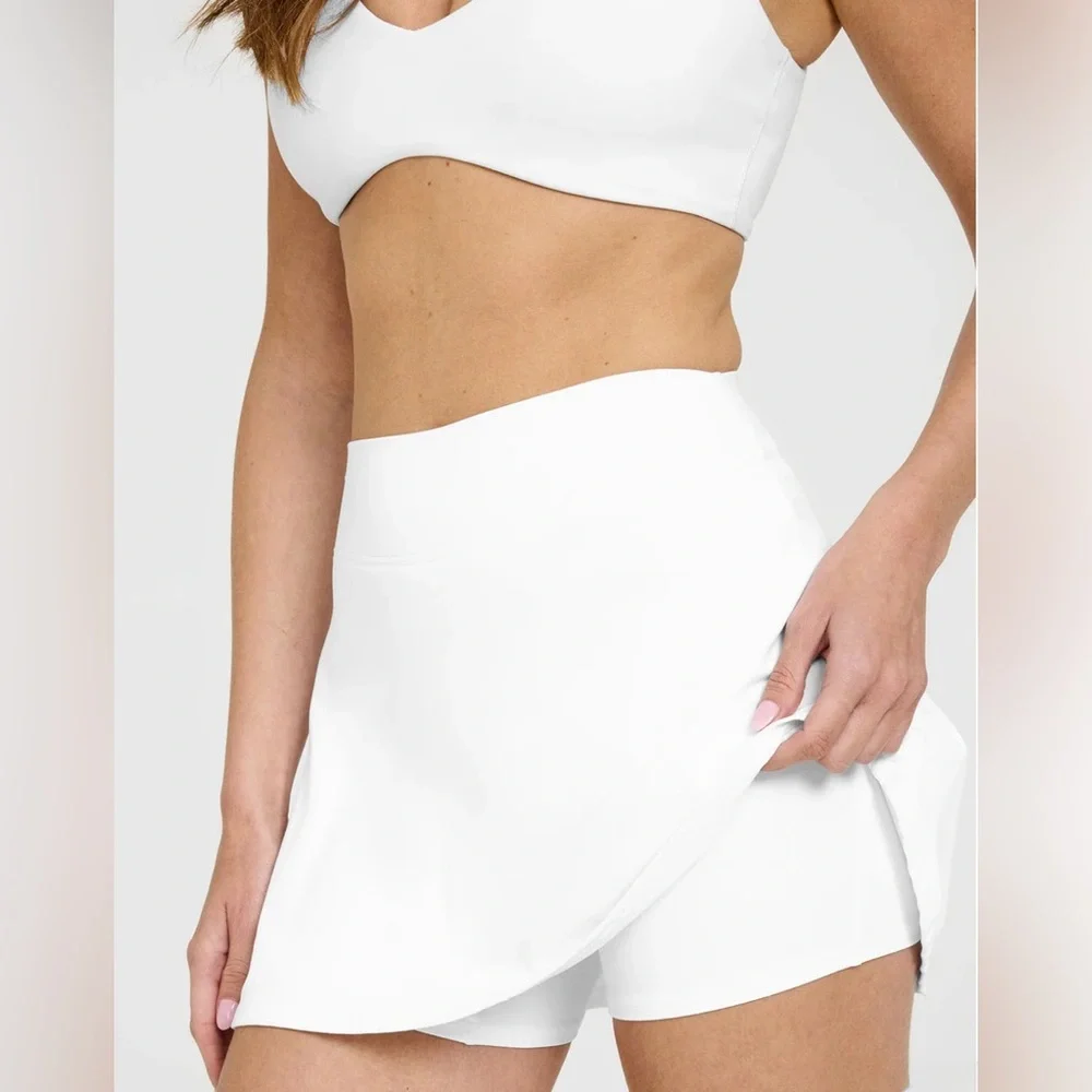 NWT [Oner Active] Softmotion Tennis Skort (Skirt w/ Shorts) in White Women’s XXL - Picture 5 of 14